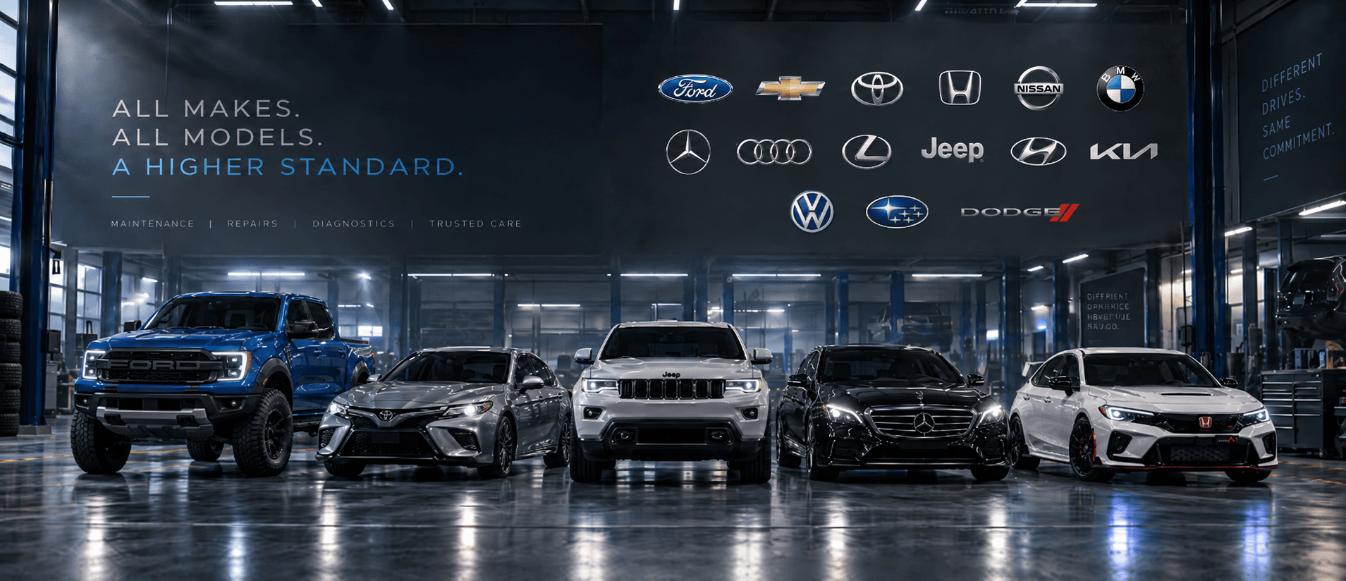 Castillo Bros. services all vehicle makes and models